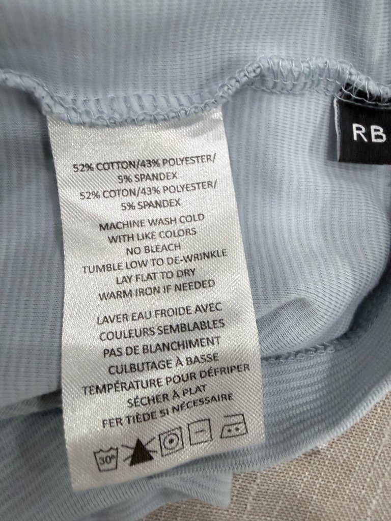 Robert Barakett Hickman T Shirt Xl Light Blue Grey Stretch Luxury Crew Neck — image 8 of 8